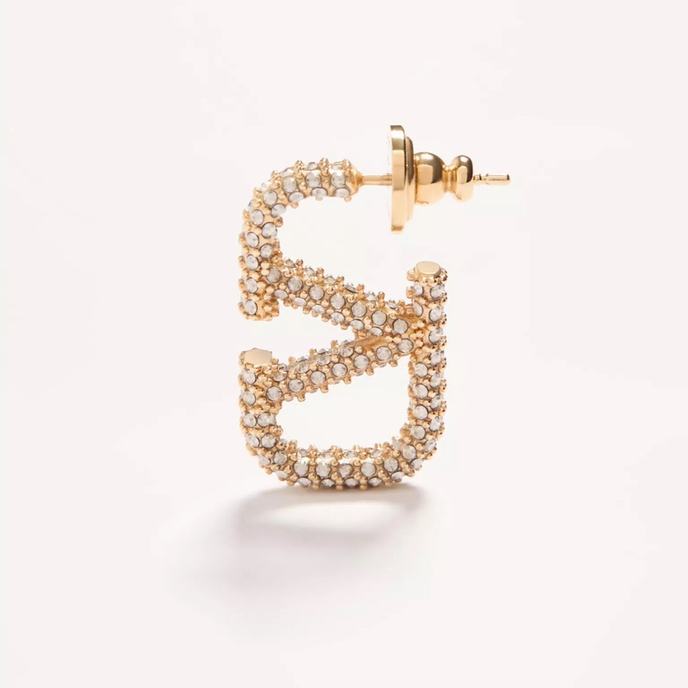 Valentino Vlogo Signature Metal Earring